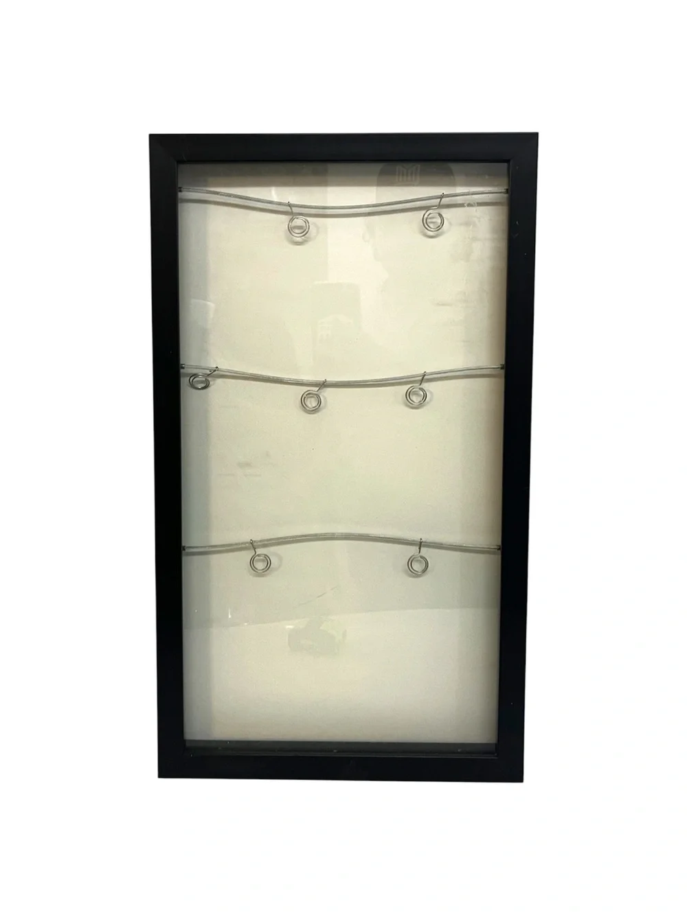 Umbra Clothesline Shadow Box Frame Multi Photo Collage Picture Display Black